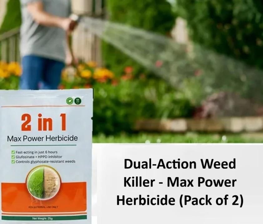 Dual-Action Weed Killer - Max Power Herbicide (Pack of 2)